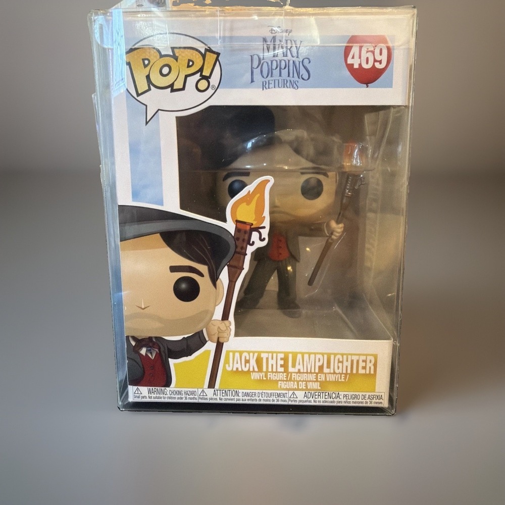Funko Pop Disney Mary Poppins Jack The Lamplighter 469 Vinyl Figure Vaulted